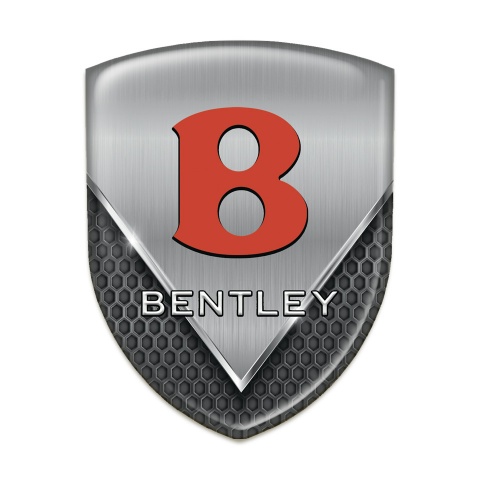 Bentley Resin Sticker dark Mesh with Metal Sheet Design 