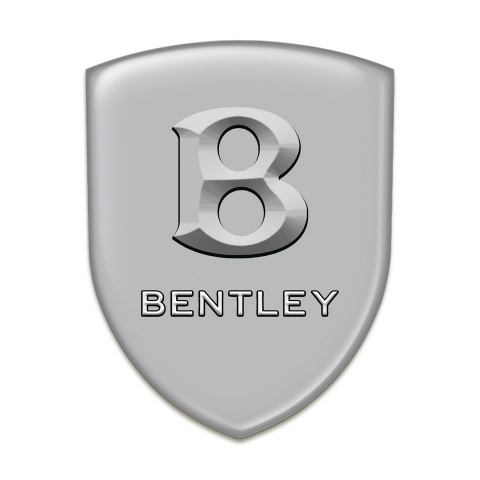 Bentley Car Accessories Badge Gray base Stone Logo 