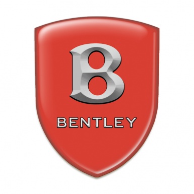 Bentley Self Adhesive Car logo Emblem Red Print Stone Logo Effect 