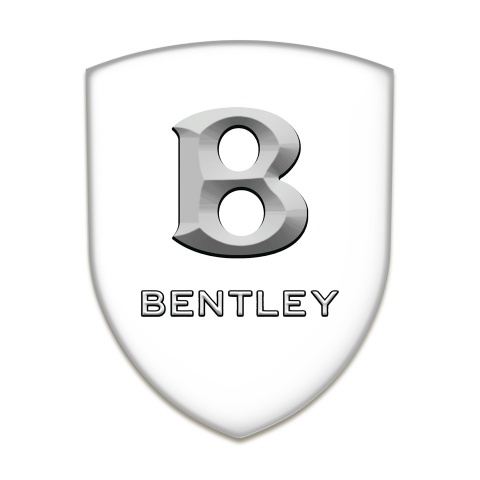 Bentley Silicone Shield White Print Stone Logo 