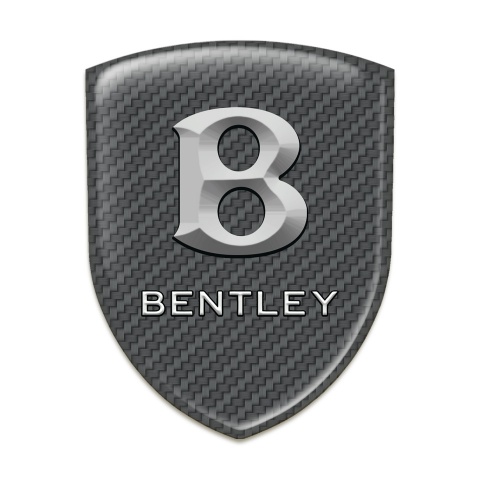 Bentley Tuning Emblem Carbon Print Stone Logo Effect