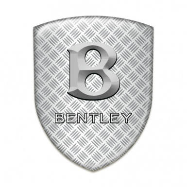 Bentley Self Adhesive Emblem Logo Mesh Effect print with Stone Logo 