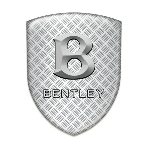 Bentley Self Adhesive Emblem Logo Mesh Effect print with Stone Logo 