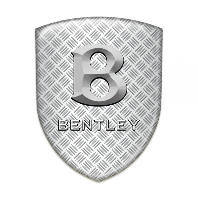 Bentley Self Adhesive Emblem Logo Mesh Effect print with Stone Logo 