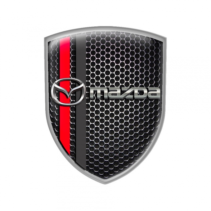 Distintivo emblema logo in silicone Mazda distintivo adesivo a