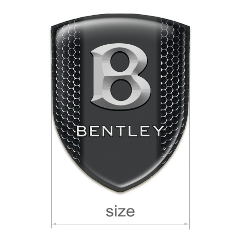 Bentley Car Accessories Badge Perforated Steel with 3D Logo 