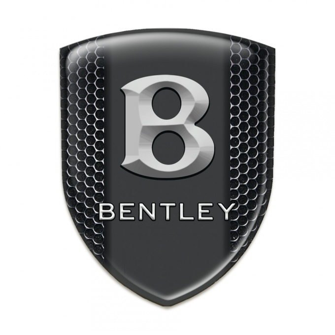 Bentley Car Accessories Badge Perforated Steel with 3D Logo 