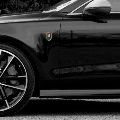 Bentley Silicone Badge Green Red Print Gray Logo 