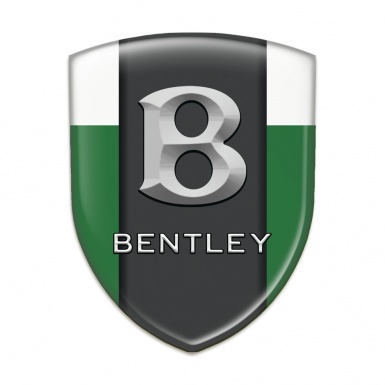 Bentley Silicone Shield Green White Print Gray 3D Logo 