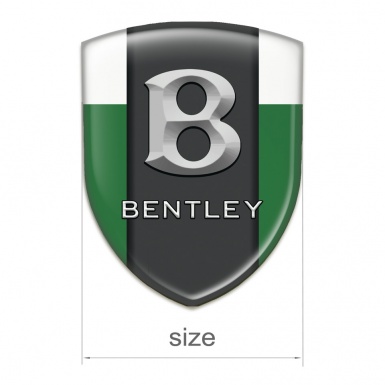 Bentley Silicone Shield Green White Print Gray 3D Logo 