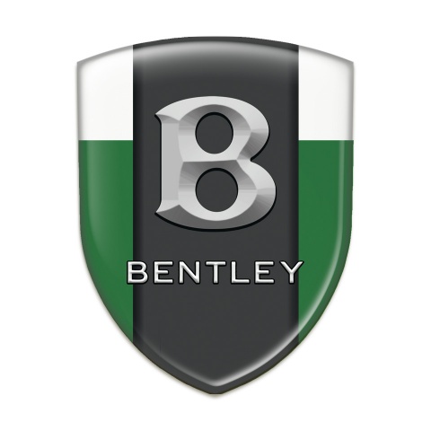 Bentley Silicone Shield Green White Print Gray 3D Logo 