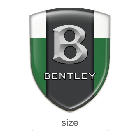 Bentley Silicone Shield Green White Print Gray 3D Logo 