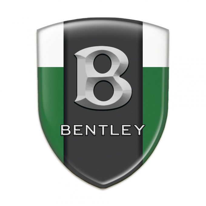 Bentley Silicone Shield Green White Print Gray 3D Logo 
