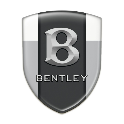 Bentley Tuning Emblem Gray White Print 3D Logo 