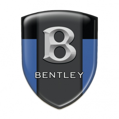 Bentley Silicone Emblem Blue Black Print Gray Logo Style 