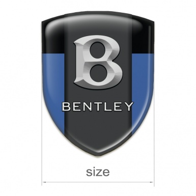 Bentley Silicone Emblem Blue Black Print Gray Logo Style 