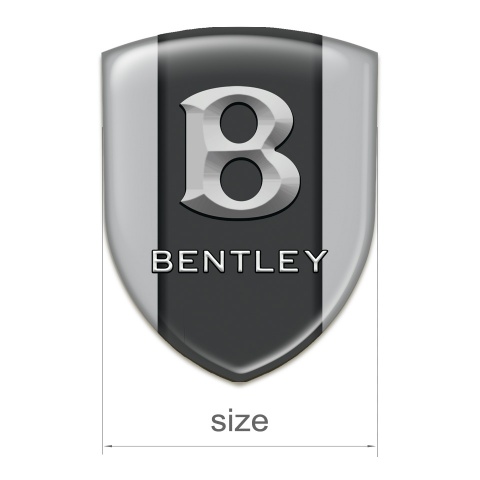 Bentley Tuning Badge Gray Print Gray 3D Logo 