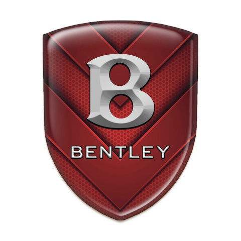 Bentley Auto Emblem Red Vshape Elements Edition 