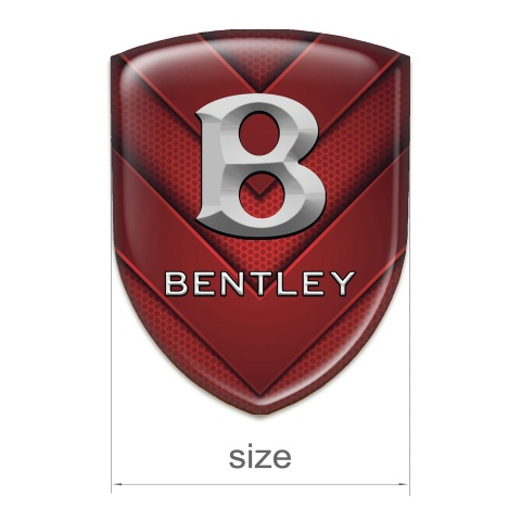 Bentley Auto Emblem Red Vshape Elements Edition 