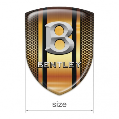 Bentley Resin Sticker Copper Grid edition 