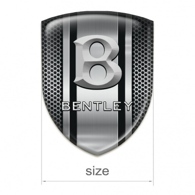 Bentley 3D Gel Emblem Metal Mesh Edition 