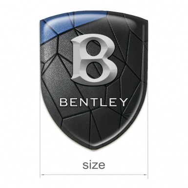 Bentley Car Accessories Badge Black Blue Mosaic edition 