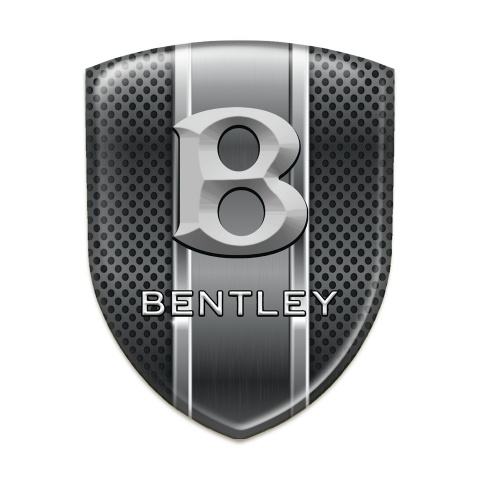 Bentley Silicone Badge dark Mesh with Metal Panel Edition 