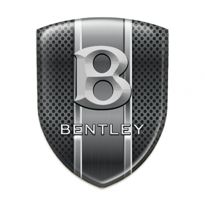 Bentley Silicone Badge dark Mesh with Metal Panel Edition 