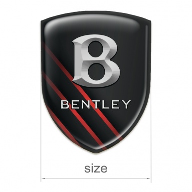 Bentley Silicone Shield Black with Diagonal Red Lines Edition 