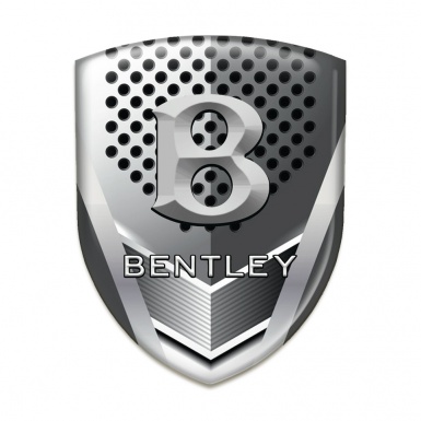 Bentley Emblem Badge Logo Metal Shield Effect