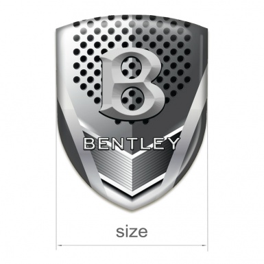Bentley Emblem Badge Logo Metal Shield Effect