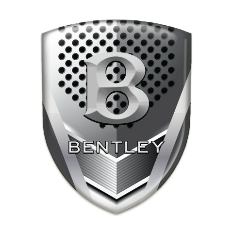 Bentley Emblem Badge Logo Metal Shield Effect