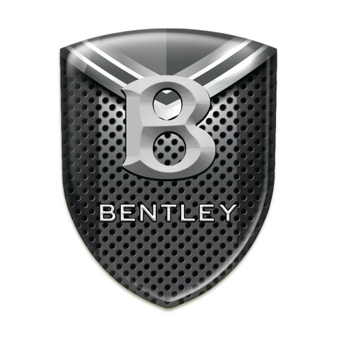 Bentley Tuning Emblem Perforated Metal with Gray Element edition 