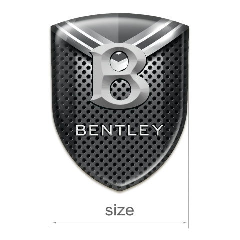 Bentley Tuning Emblem Perforated Metal with Gray Element edition 