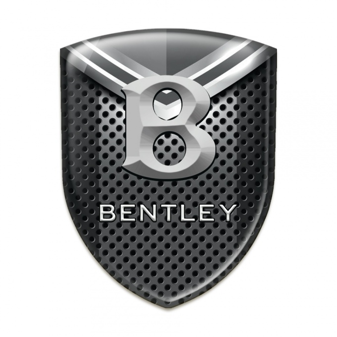 Bentley Tuning Emblem Perforated Metal with Gray Element edition 