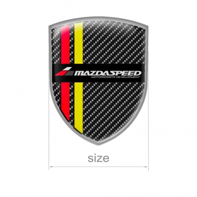 Mazda Speed Domed Shield Emblem Motorsport