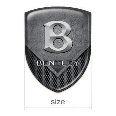 Bentley Silicone Emblem Scratched Stone with Perforated Texture Edition 