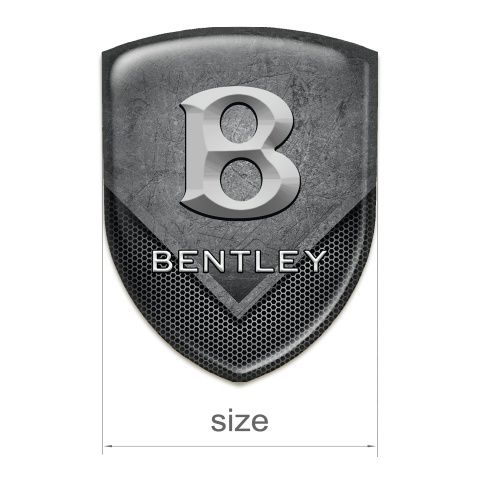 Bentley Silicone Emblem Scratched Stone with Perforated Texture Edition 