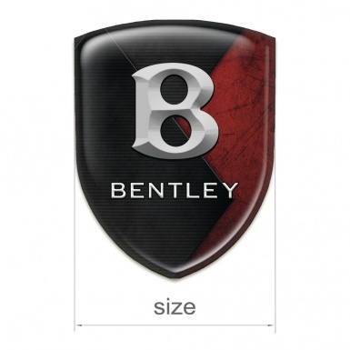 Bentley Resin Sticker Mixed Red Black Texture Edition 