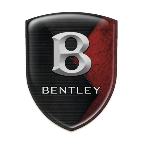 Bentley Resin Sticker Mixed Red Black Texture Edition 