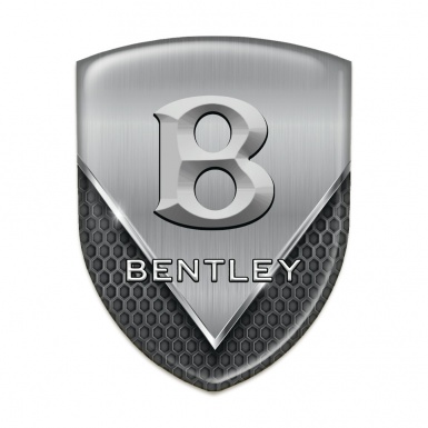 Bentley Car Accessories Badge Dark Mesh with Aluminum Sheet Edition 