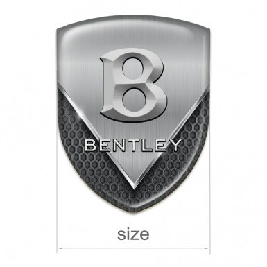 Bentley Car Accessories Badge Dark Mesh with Aluminum Sheet Edition 