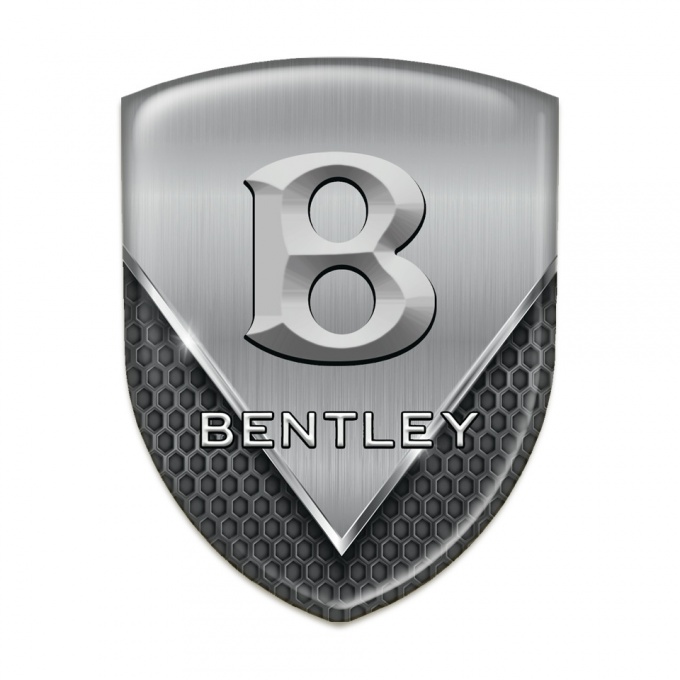 Bentley Car Accessories Badge Dark Mesh with Aluminum Sheet Edition 