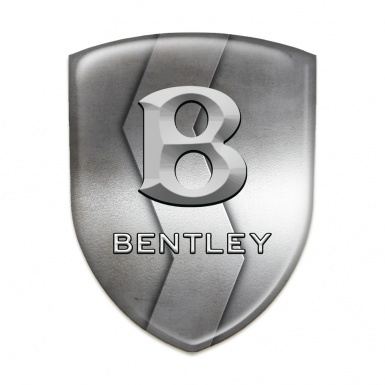 Bentley Domed Emblem S Shape Metal Edition 