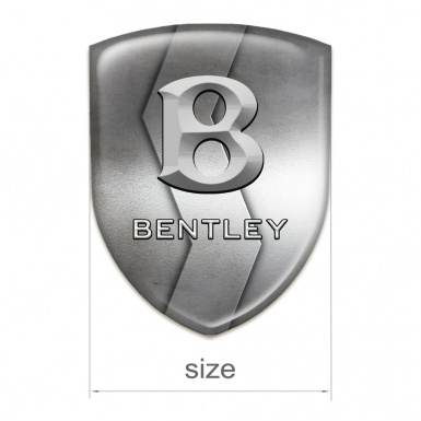 Bentley Domed Emblem S Shape Metal Edition 