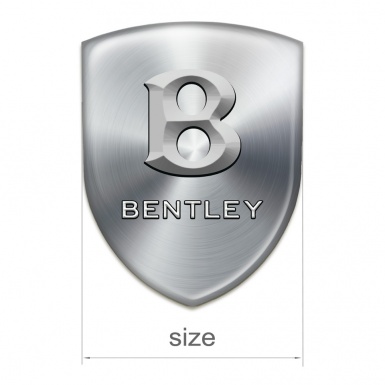 Bentley Resin Sticker High Quality Silver Edition 