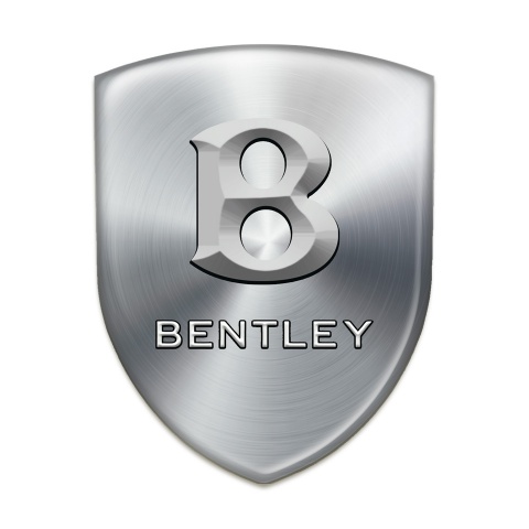 Bentley Resin Sticker High Quality Silver Edition 