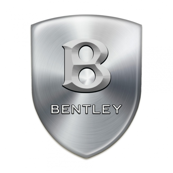 Bentley Resin Sticker High Quality Silver Edition 