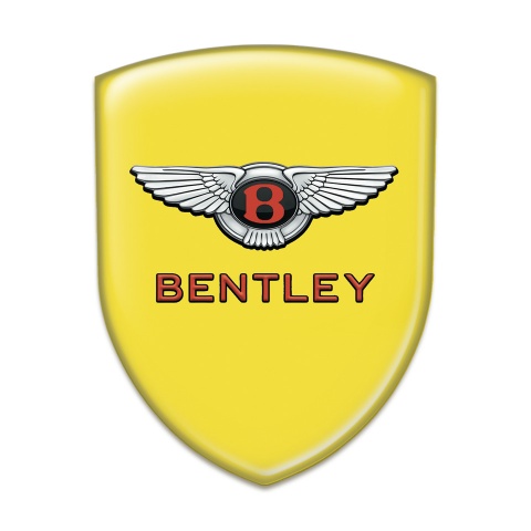 Bentley Silicone Shield Yellow Model with Gray Red Logo 