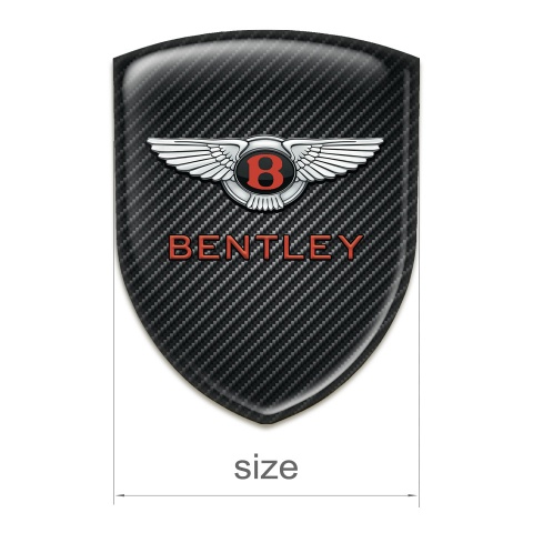 Bentley Tuning Badge  Black Fibers Model with Stylish Logo 